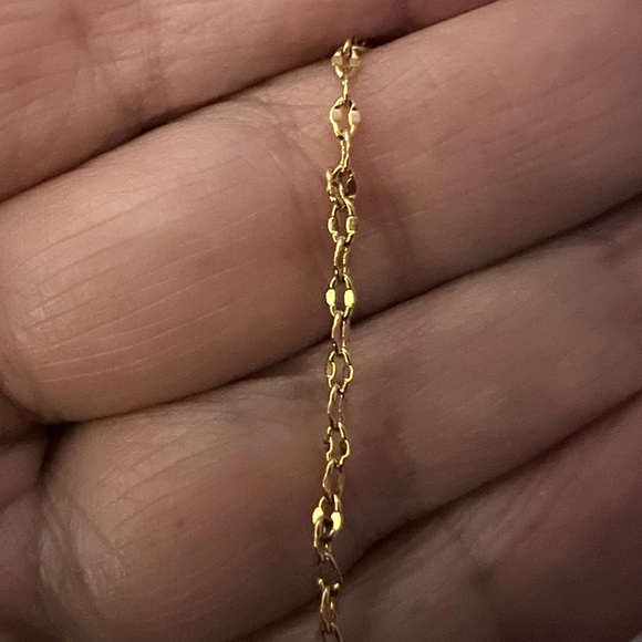 NWT Melanie Clara ” Chroma “ Gold Necklace in Plum - Picture 4 of 7